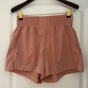 Everyday High-Rise Pull-On Shorts in Dusty Rose